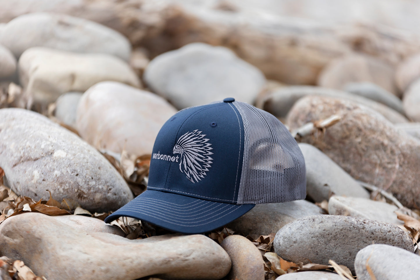 warbonnet trucker hat - Navy / Charcoal