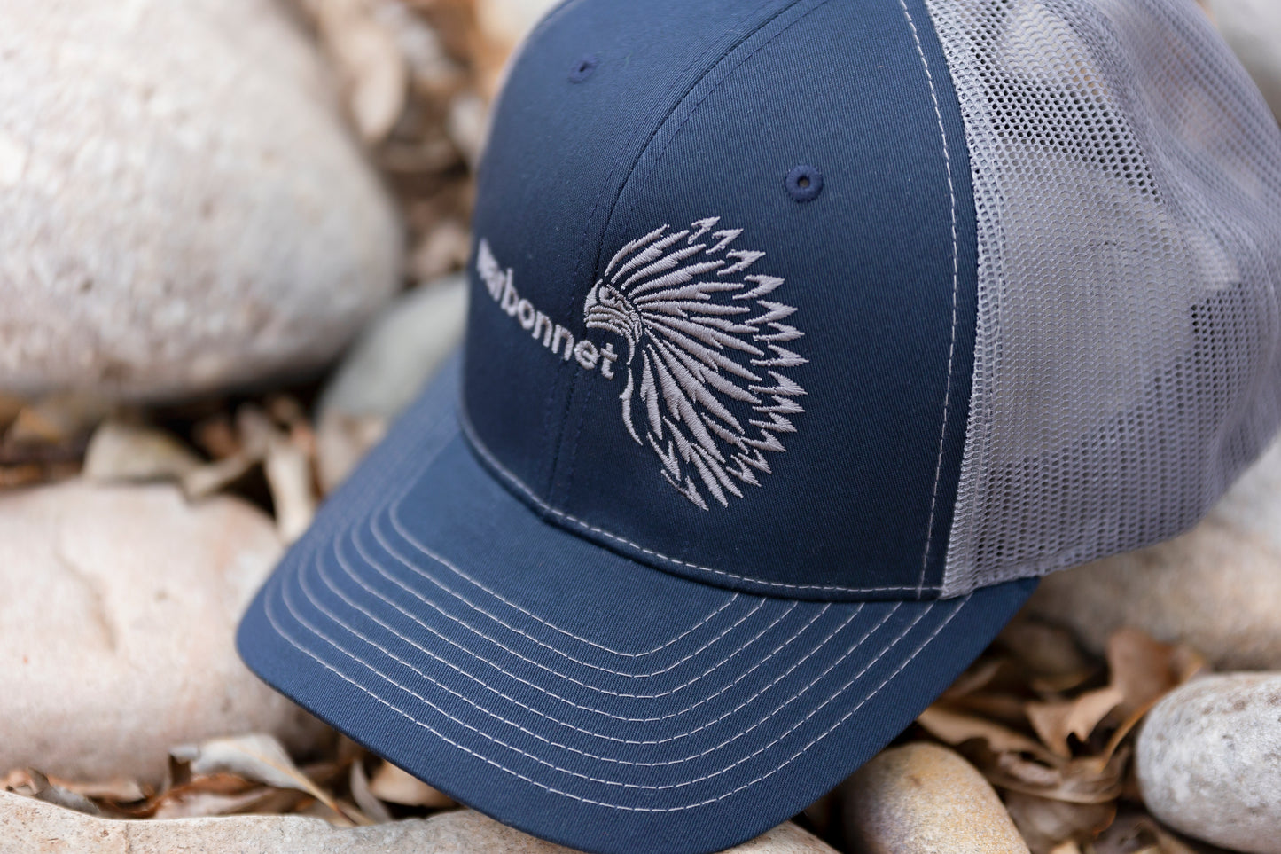 warbonnet trucker hat - Navy / Charcoal